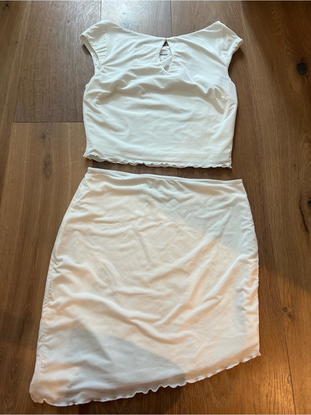 Superdown white two piece set -new without tags - S